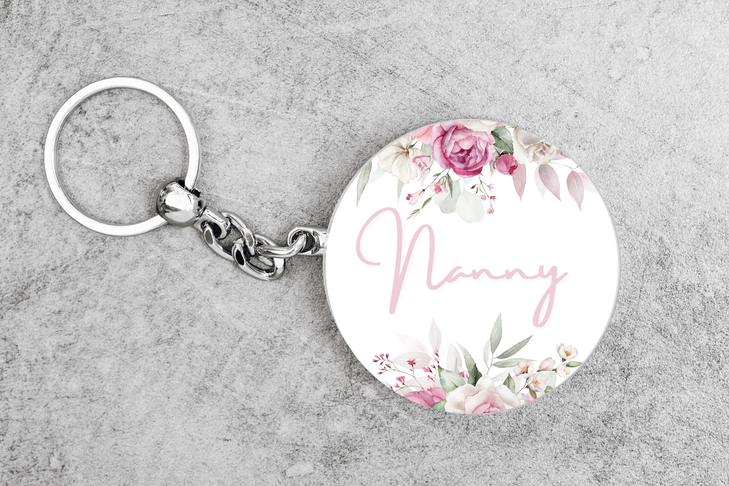 Floral Nanny - Keyring