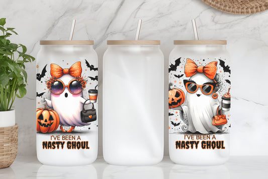 Nasty Ghoul - Frosted Glass Libbey Can