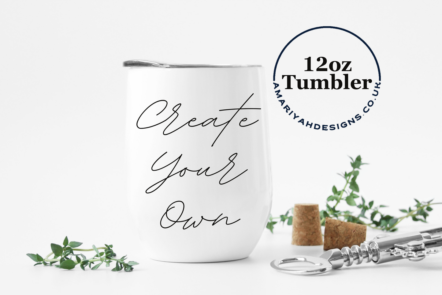 Custom Wine Tumbler (12oz)