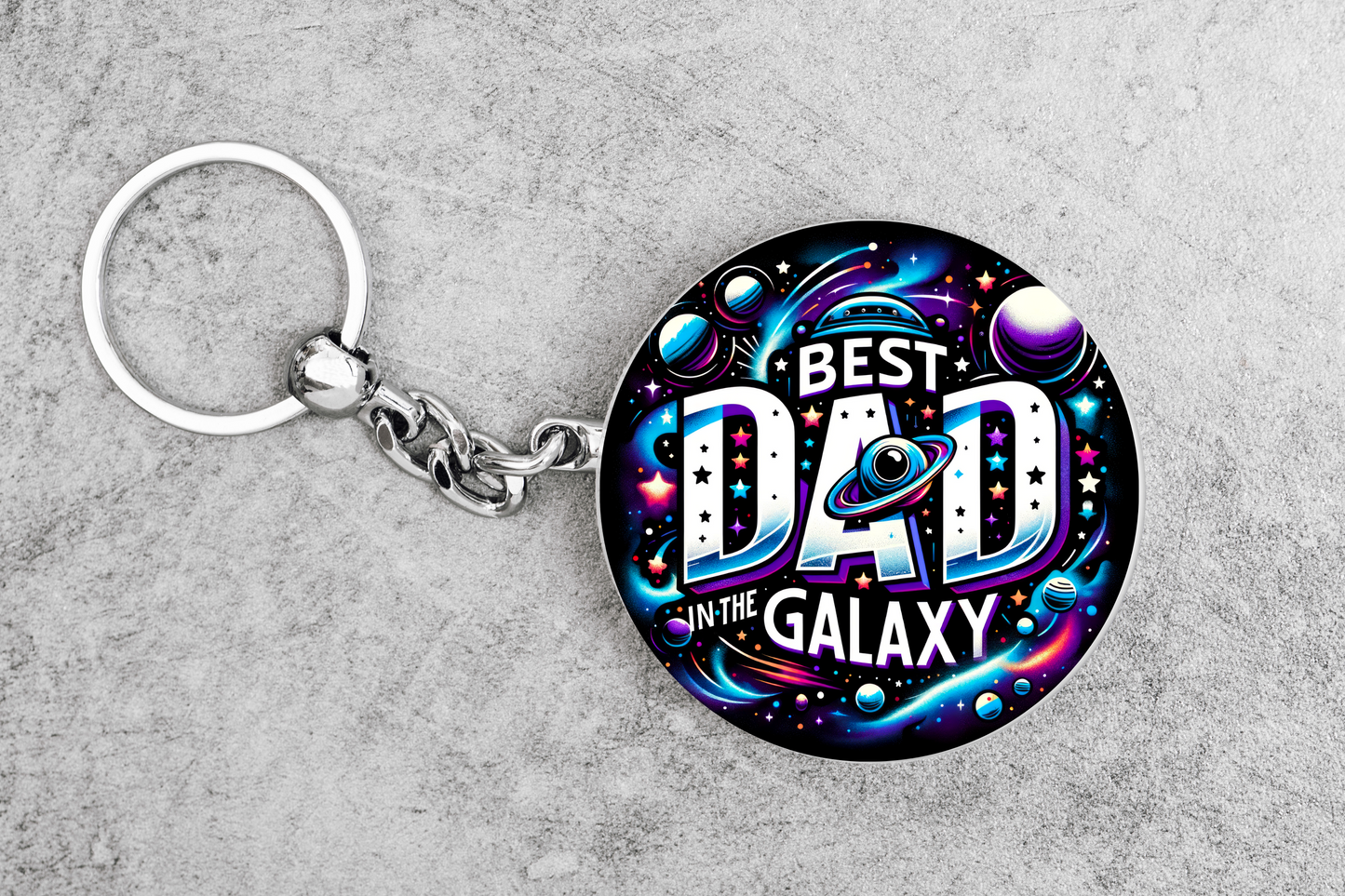 Best Dad In The Galaxy - Keyring