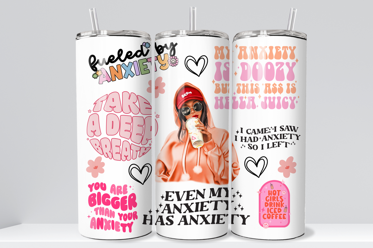 Fueled By Anxiety - 20oz Stainless Steel